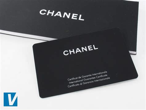 chanel guarantee card|chanel watch warranty check.